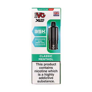 Classic Menthol XL35 Prefilled Pod + Refills by IVG