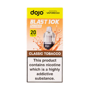 Classic Tobacco Dojo Blast 10K Prefilled Pod + Refill by Vaporesso