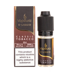 Classic Tobacco E-Liquid by Vapouriz Premium