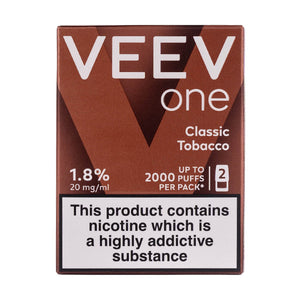 Classic Tobacco Veev One Prefilled Pods by Veev | Vape Superstore Classic Tobacco Veev One Prefilled Pods by Veev | Vape Superstore