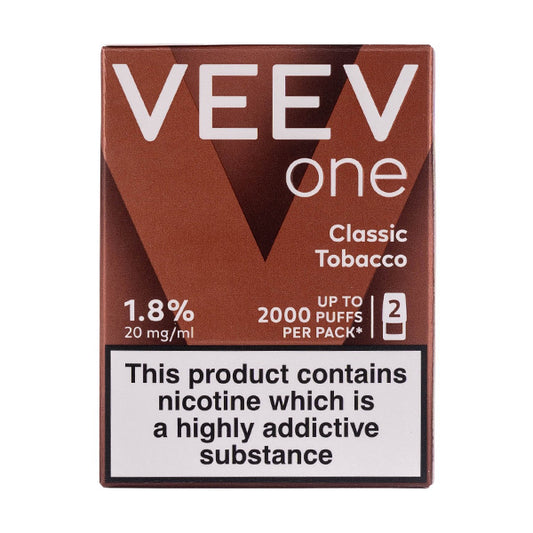 Classic Tobacco Veev One Prefilled Pods by Veev | Vape Superstore Classic Tobacco Veev One Prefilled Pods by Veev | Vape Superstore