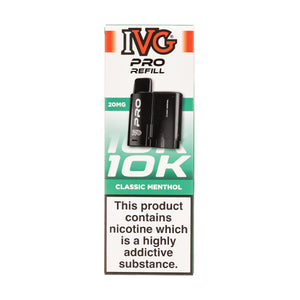 Classic Menthol Pro 12 Prefilled Pod + Refill by IVG
