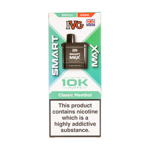 Classic Menthol Smart Max Prefilled Pod + Refill by IVG