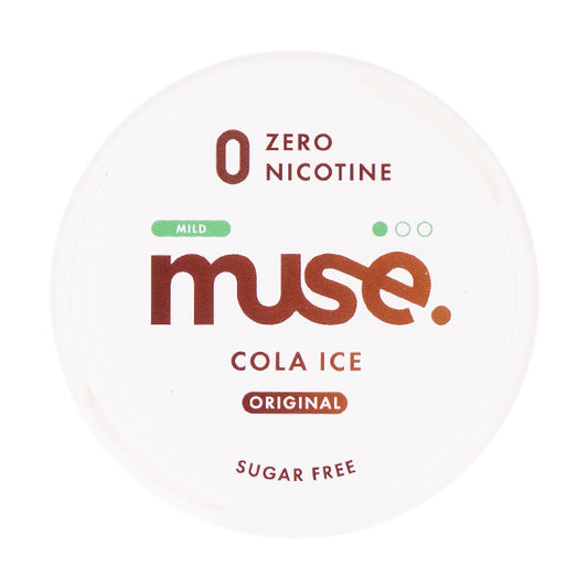 Cola Ice Zero Nicotine Pouches by Muse