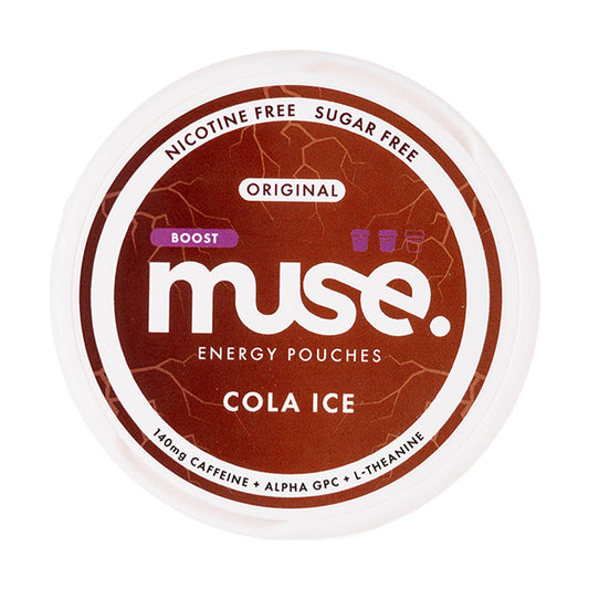 Cola Ice Energy Pouches by Muse 140mg Boost