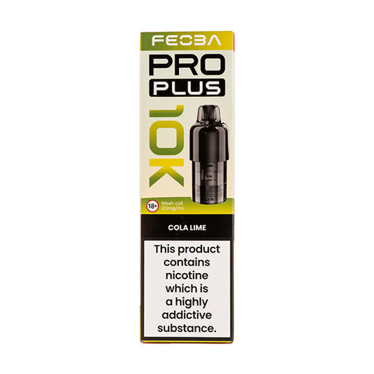 Cola Lime Plus 10K Prefilled Pod + Refill by Feoba