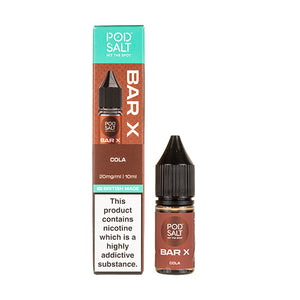 Cola Nic Salt E-Liquid by Pod Salt Bar X