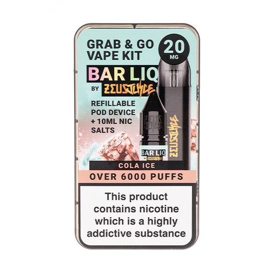 Zeus Juice Grab and Go Pod Kit Cola Ice Flavour