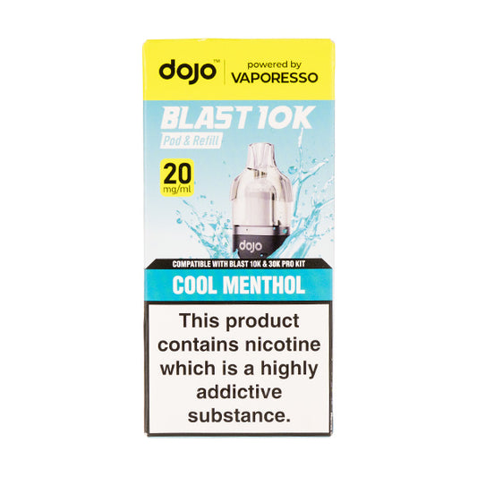 Cool Menthol Dojo Blast 10K Prefilled Pod + Refill by Vaporesso