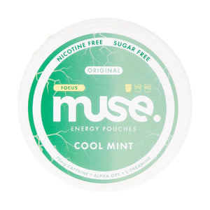 Cool Mint Energy Pouches by Muse 70mg Focus