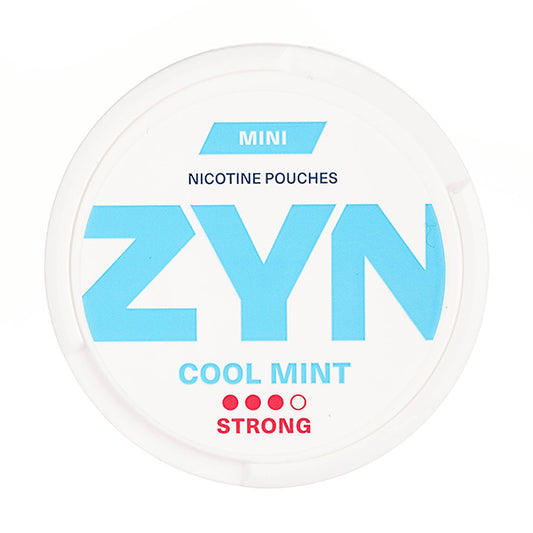 Cool Mint Mini Strong Nicotine Pouches by Zyn