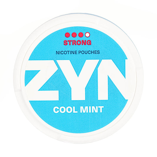 Cool Mint Strong Nicotine Pouches by Zyn
