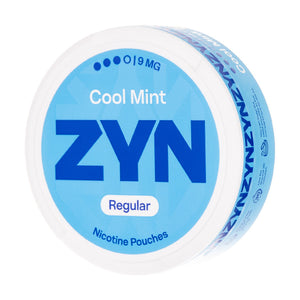 Cool Mint Regular 9mg Nicotine Pouches by Zyn