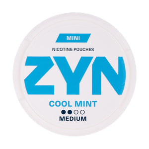 Cool Mint Mini Nicotine Pouches by Zyn in 3mg
