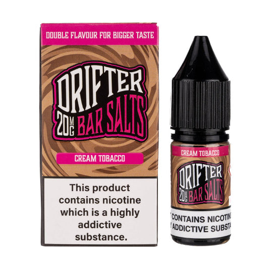 Cream Tobacco Nic Salt E-Liquid by Drifter