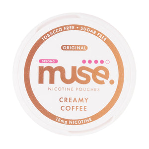 Creamy Coffee Nicotine Pouches by Muse 18mg Strong