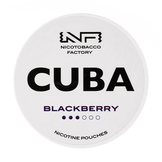 Blackberry Nicotine Pouches by Cuba White 10mg