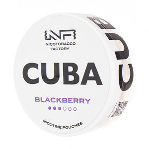Blackberry Nicotine Pouches by Cuba White