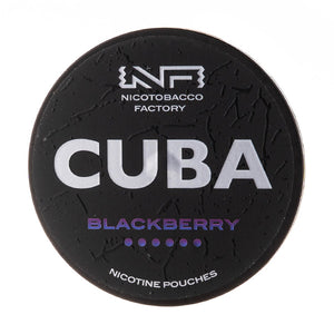 Blackberry Nicotine Pouches by Cuba Black 43mg
