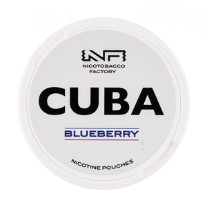 Blueberry Nicotine Pouches by Cuba White