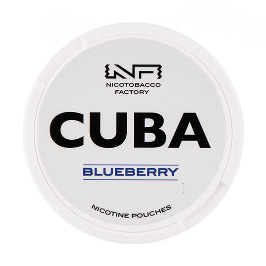 Blueberry Nicotine Pouches by Cuba White