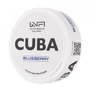 Blueberry Nicotine Pouches by Cuba White