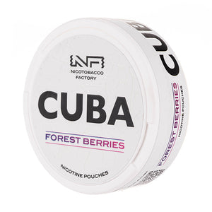 Forest Berries Nicotine Pouches by Cuba White
