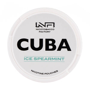 Ice Spearmint Nicotine Pouches by Cuba White