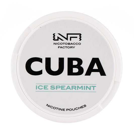 Ice Spearmint Nicotine Pouches by Cuba White