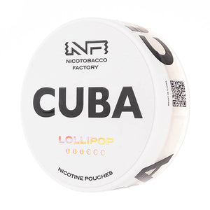 Lollipop Nicotine Pouches by Cuba White