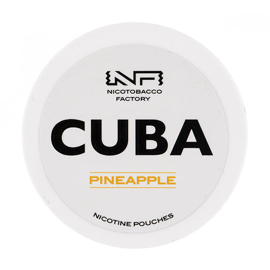 Pineapple Nicotine Pouches by Cuba White