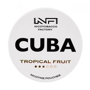 Tropical Fruit Nicotine Pouches by Cuba White