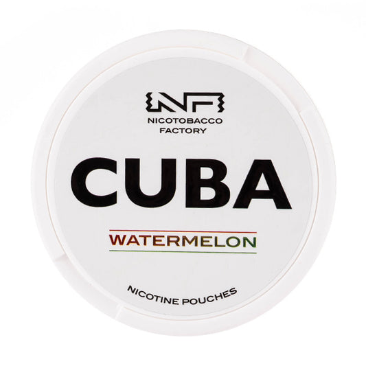Watermelon Nicotine Pouches by Cuba White