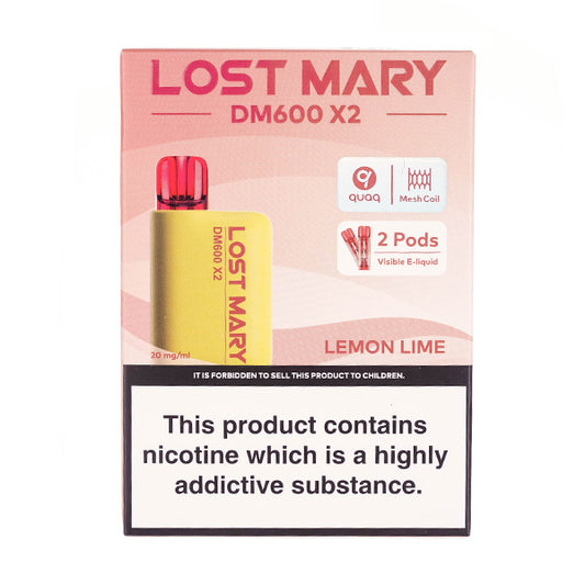 Lost Mary DM600 Disposable Vape in Lemon Lime