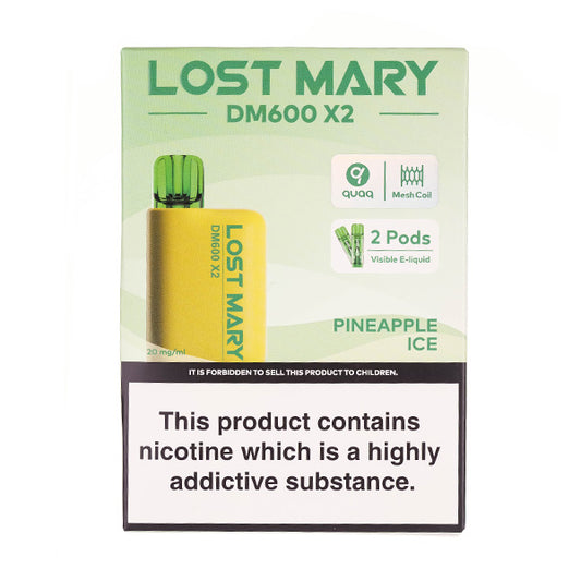 Lost Mary DM600 Disposable Vape in Pineapple Ice