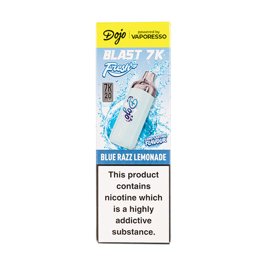 DOJO Blast 7K Fresh Prefilled Pod Kit - Blue Razz Lemonade