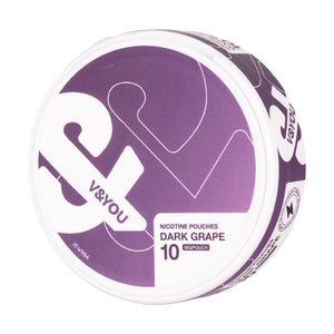Dark Grape Nicotine Pouches by V&You NXT Edition