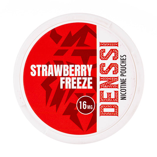 Strawberry Freeze Nicotine Pouches by Denssi 16mg