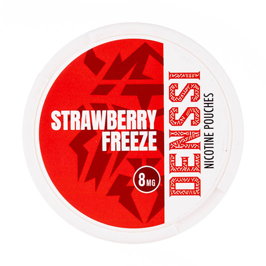 Strawberry Freeze Nicotine Pouches by Denssi 8mg