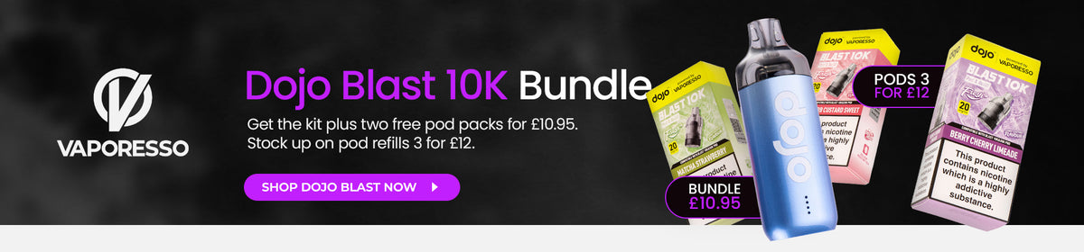 Shop Vaporesso Dojo Blast 10K Pod Kit Bundle