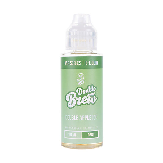 Double Apple Ice Double Brew Bar Series 100ml (50/50) by Ohm Brew