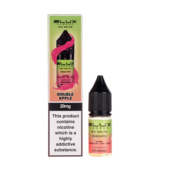 Elux Legend Double Apple Nic Salt E-Liquid | Multi-Buy Savings Elux Legend Double Apple Nic Salt E-Liquid | Multi-Buy Savings