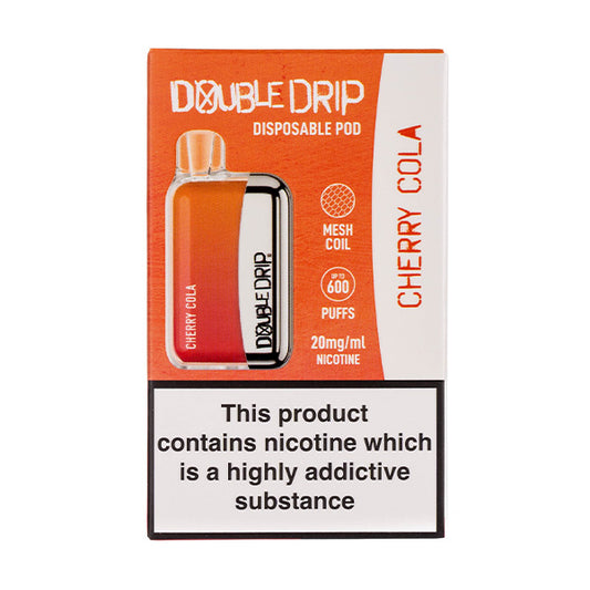 Double Drip Disposable Vape in Cherry Cola flavour