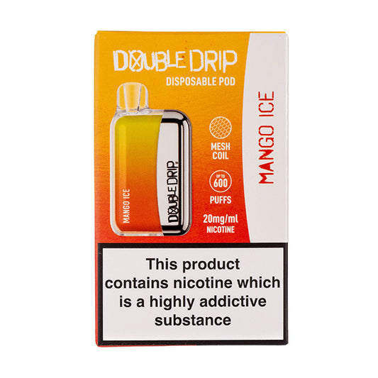 Double Drip Disposable Vape in Mango Ice flavour
