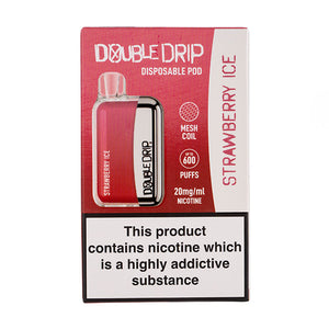 Double Drip Disposable Vape in Strawberry Ice flavour