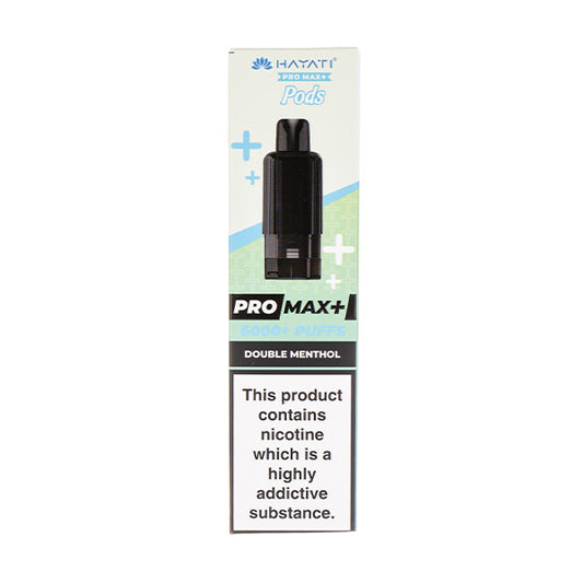 Double Menthol Pro Max Prefilled Pod + Refill by Hayati