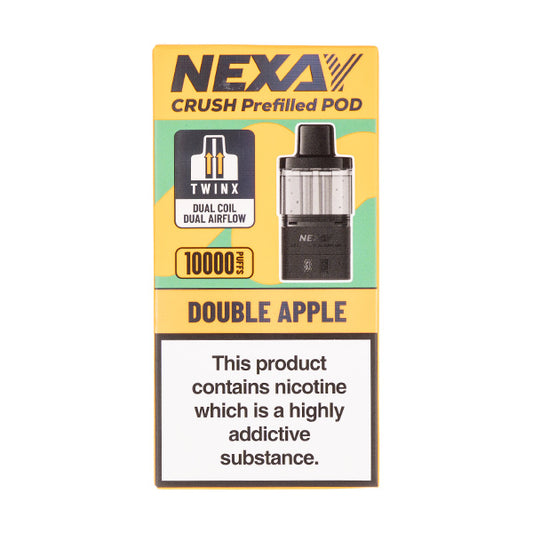 Double Apple Crush 10K Prefilled Pod + Refill by Nexay