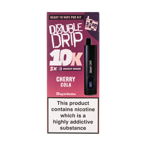 Double Drip 10K Prefilled Pod Kit - Cherry Cola