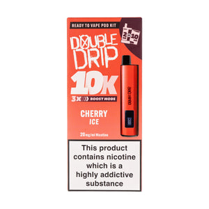 Double Drip 10K Prefilled Pod Kit - Cherry Ice