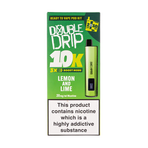Double Drip 10K Prefilled Pod Kit - Lemon & Lime